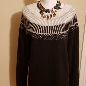 Apt. 9 Black and White Sweater.